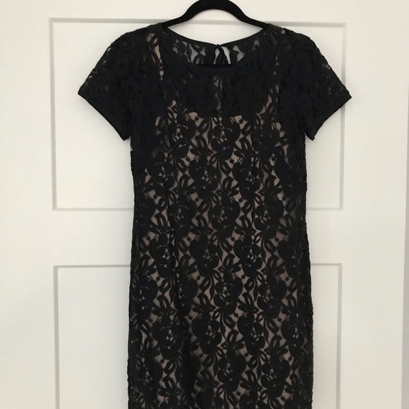 Loft Lace Short Sleeved Dress - Picture 1 of 3